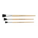 Fine Quality Camel Hair Flat Lacquering Brushes