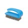 Item# 04883  Stainless Steel Wire  3 - Finger Nail Brush