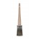 18023 - 1-1/2" Diameter Natural Grey Bristle Round Wax Brush With Round Sash Handle